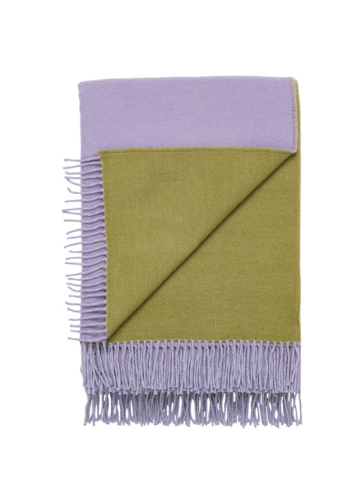Iittala Play plaid in wolblend 130 x 180 cm - voorkant 2 lavendel