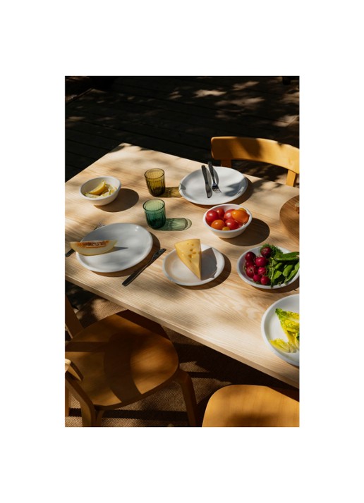 Iittala Raami ontbijtbord 20cm  - voorkant 2 wit