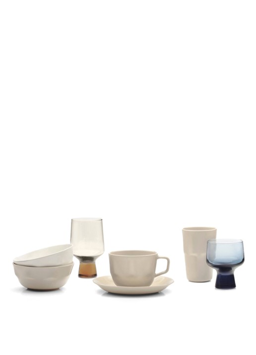 Iittala Solare Bokaal wijnglas 29 cl set van 2 - voorkant 2 bruin