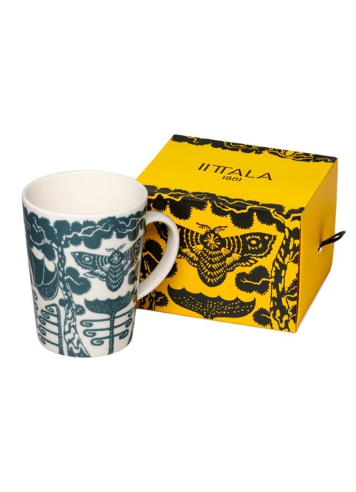 Iittala Taika mok 40 cl in giftbox - voorkant 4 staalblauw