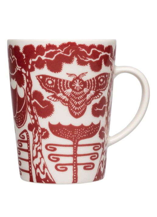 Iittala Taika mok 40 cl in giftbox - achterkant rood