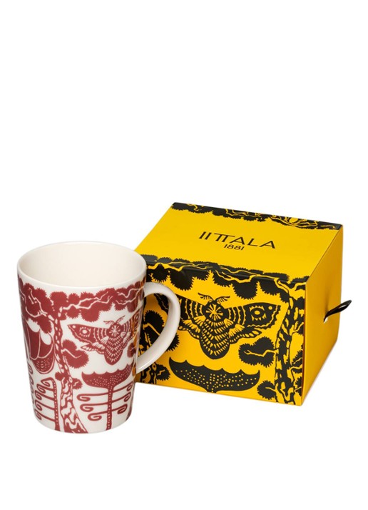 Iittala Taika mok 40 cl in giftbox - voorkant 2 rood