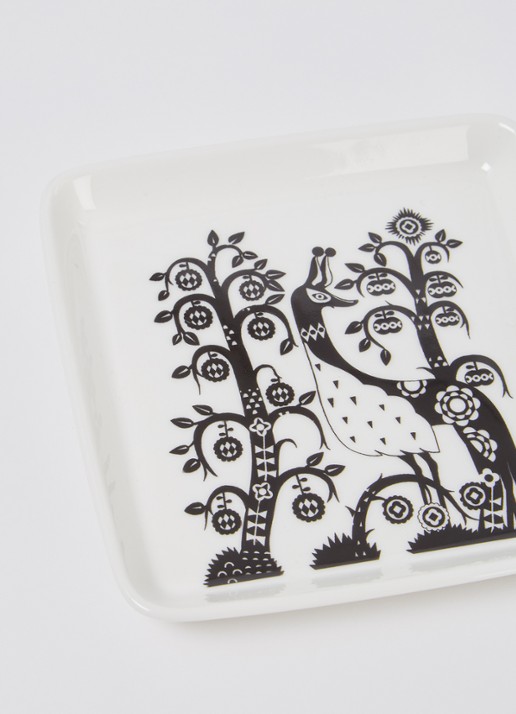 Iittala Taika serveerschaal 12 cm - detail zwart