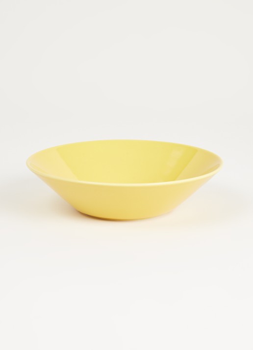 Iittala Teema diep bord 21 cm  - voorkant 3 geel