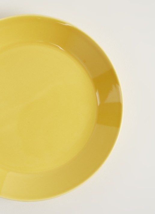 Iittala Teema gebaksbordje 17 cm  - detail geel