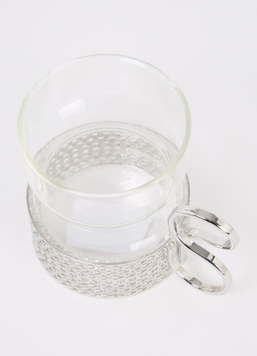Iittala Tsaikka theeglas 23 cl set van 2 - voorkant 2 transparant