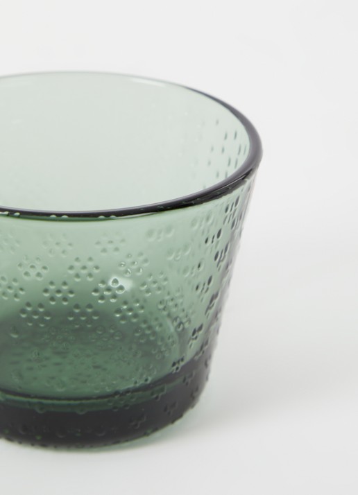 Iittala Tundra drinkglas 16 cl set van 2 - voorkant 2 groen