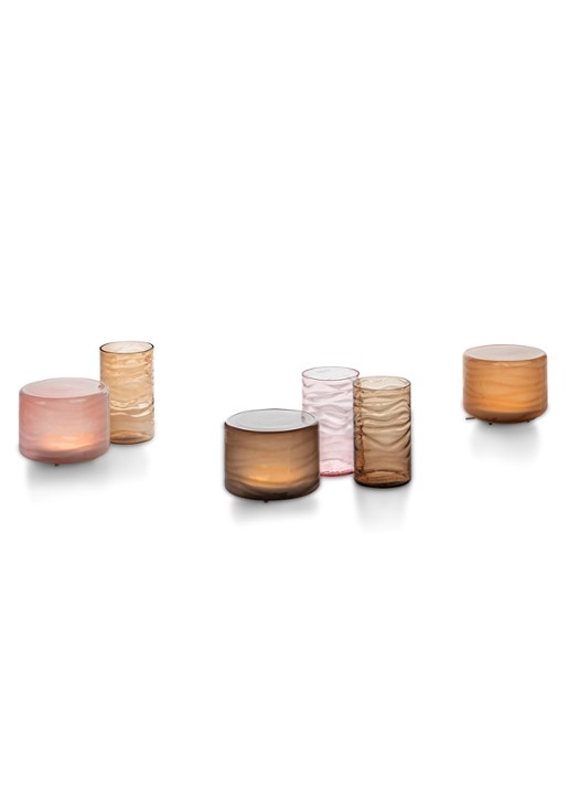 Iittala Unda vaas 25 cm - voorkant 3 koper