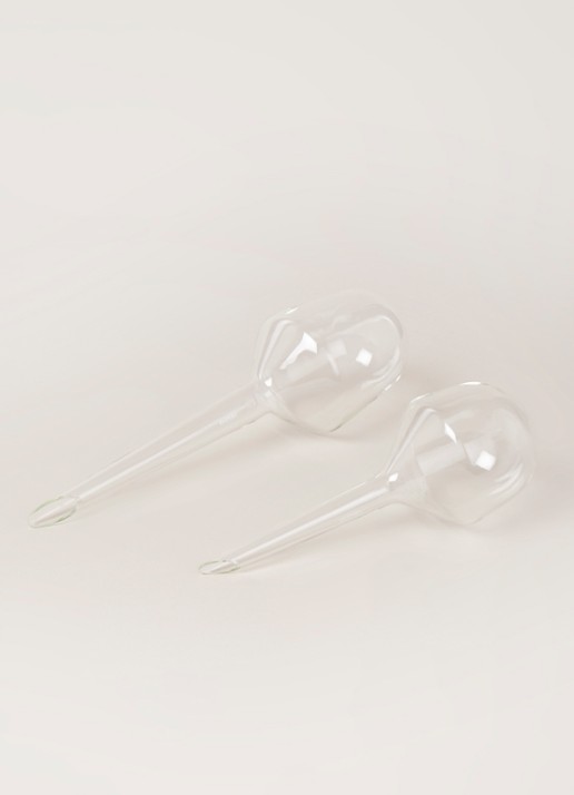 Iittala Waterdruppelaar set van 2 - voorkant 3 transparant