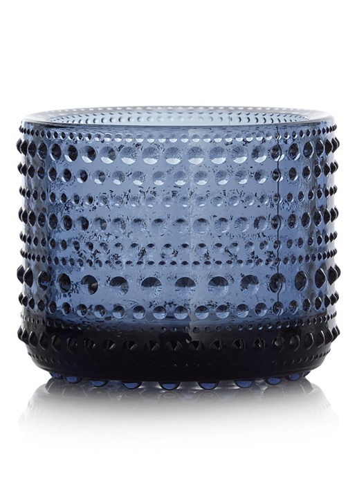 Iittala Waxinelichthouder 6 cm - voorkant 3 blauw
