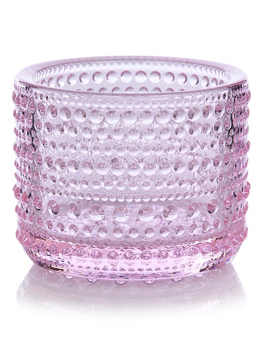 Iittala Waxinelichthouder 6 cm - voorkant 4 roze