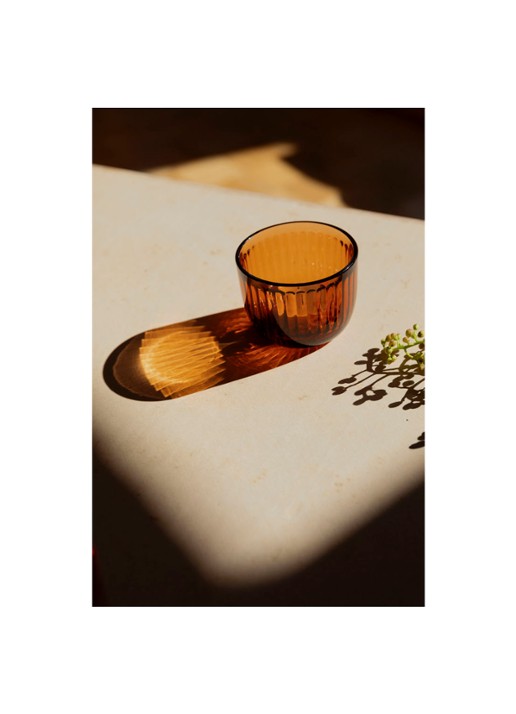 Iittala Waxinelichthouder 7 cm  - detail oranje