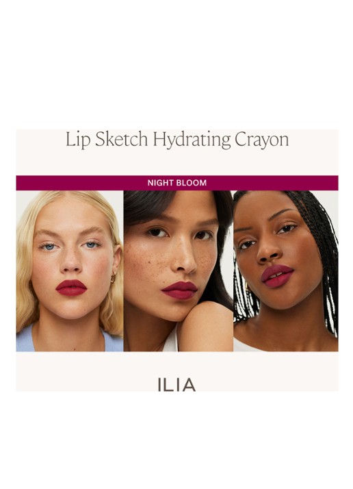 ILIA Beauty Lip Sketch Hydrating Crayon - lipstick - detail 3 night bloom
