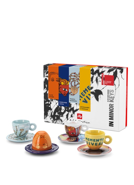 illy Biennale mok set van 4