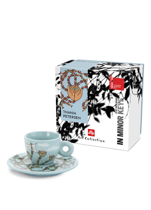 illy Biennale Petersen espressokopje met schotel in giftbox - voorkant 3 undefined