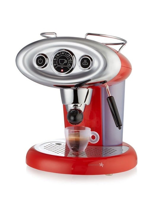 illy FrancisFrancis X7.1 espressomachine 1,2 liter - voorkant 2 steenrood
