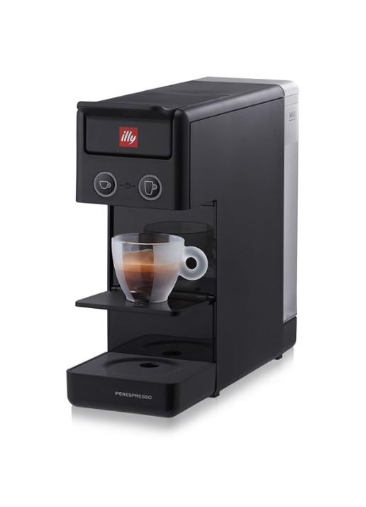 illy Y3.3 iperEspresso espressomachine - voorkant 2 zwart