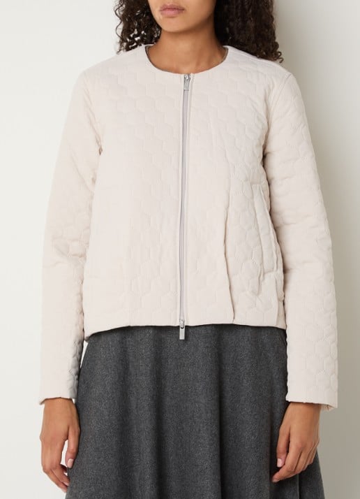 Ilse Jacobsen Honeycomb jack met quilt-patroon en steekzakken