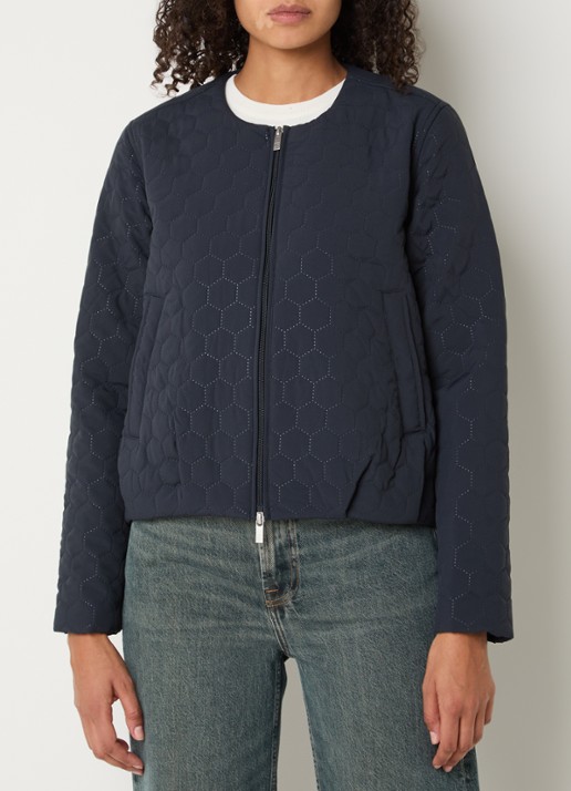 Ilse Jacobsen Honeycomb jack met quilt-patroon en steekzakken
