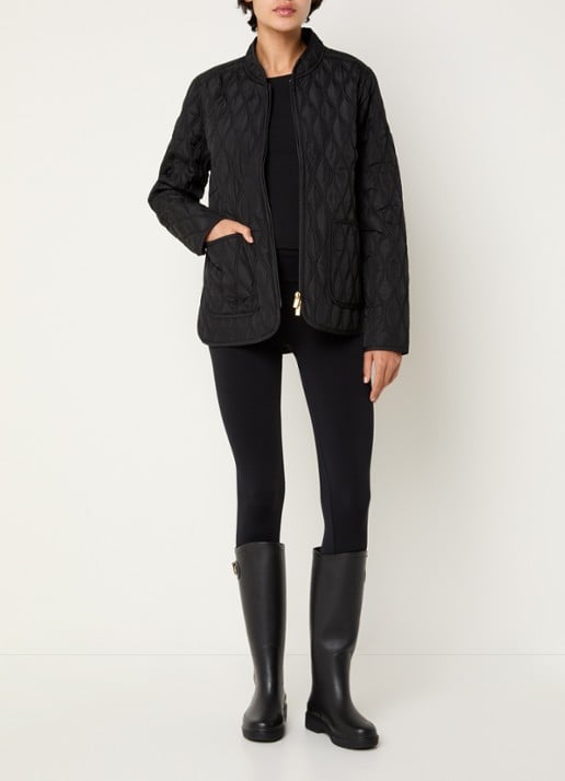 Ilse Jacobsen Jack met quiltpatroon - voorkant 2 zwart