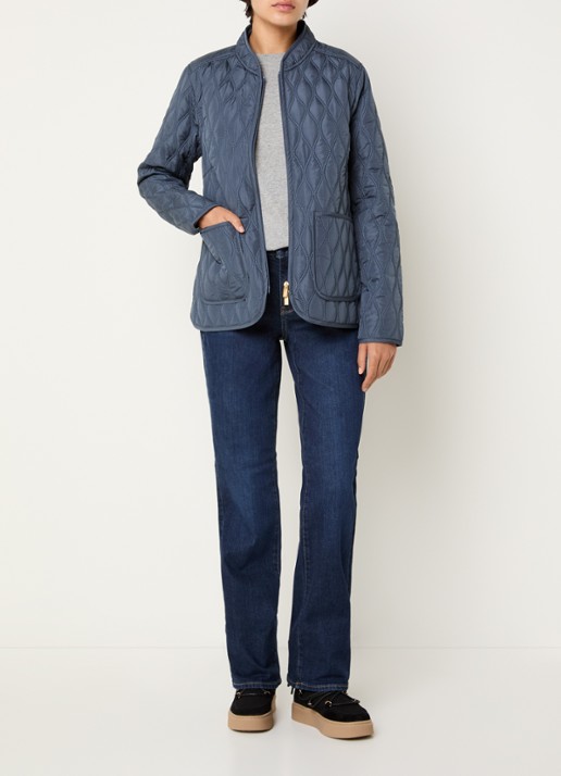Ilse Jacobsen Jack met quiltpatroon - voorkant 3 indigo