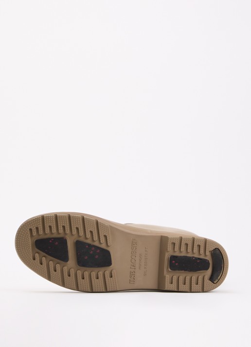 Ilse Jacobsen Neo regenlaars met gespdetail - detail 4 donkerbeige