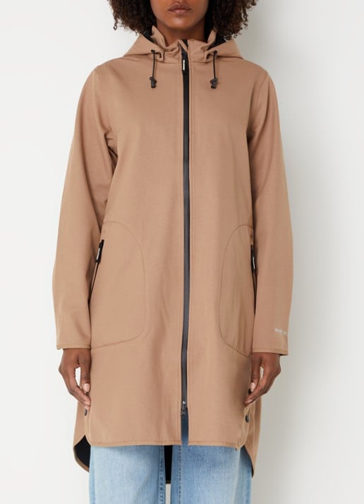 Ilse Jacobsen Rain128 softshell regenjas met afneembare capuchon