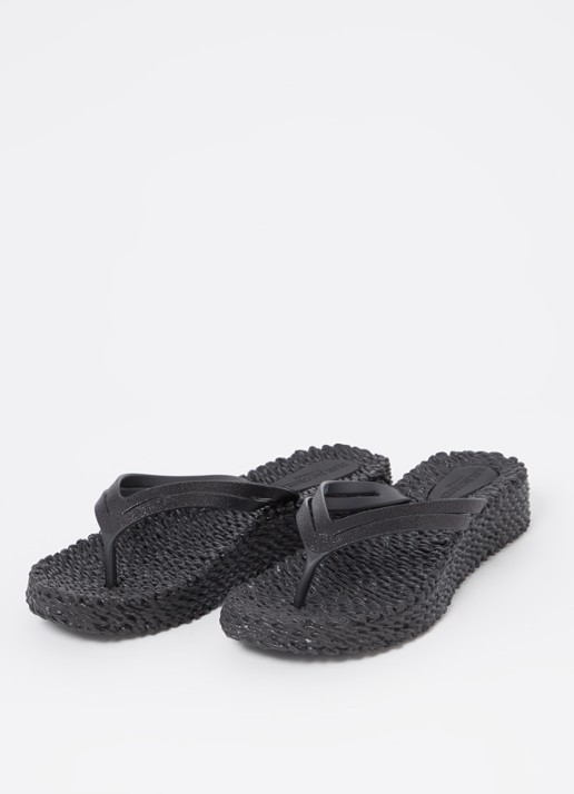 Ilse Jacobsen Slipper met glitter - detail 2 zwart
