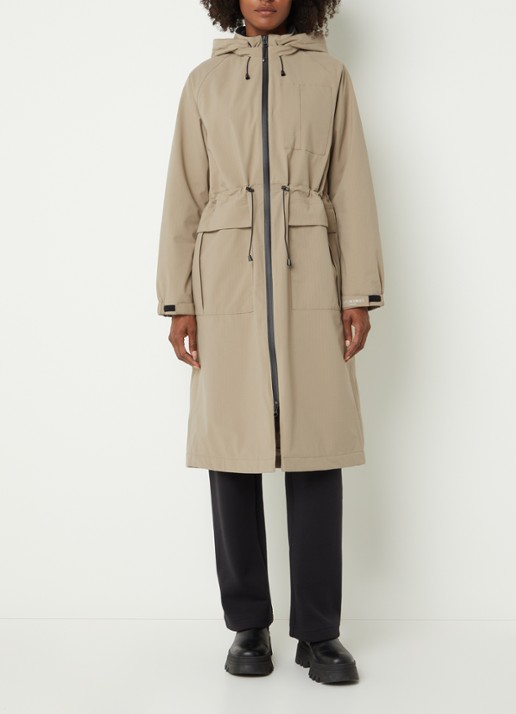 Ilse Jacobsen Thermy parka met afneembare capuchon - detail 3 beige