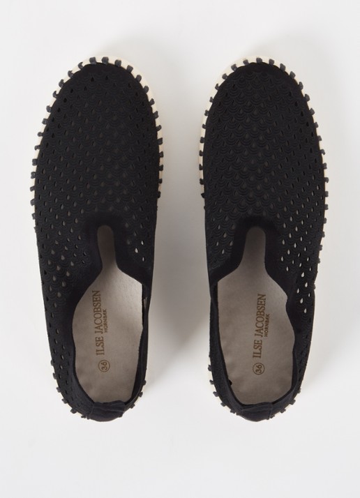 Ilse Jacobsen Tulip espadrille - detail 2 zwart
