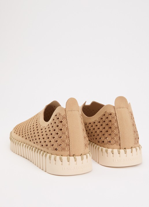 Ilse Jacobsen Tulip espadrille - achterkant donkerbeige