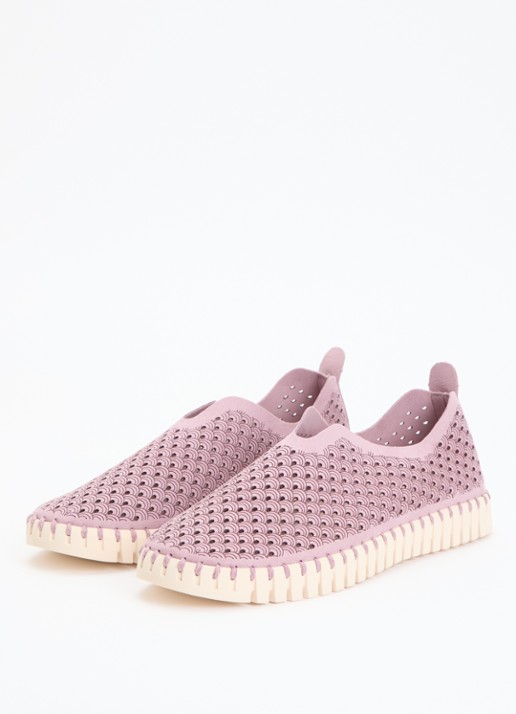 Ilse Jacobsen Tulip espadrille - detail 2 oudroze