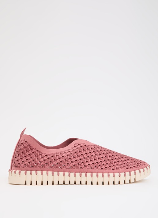 Ilse Jacobsen Tulip espadrille - voorkant donkerroze