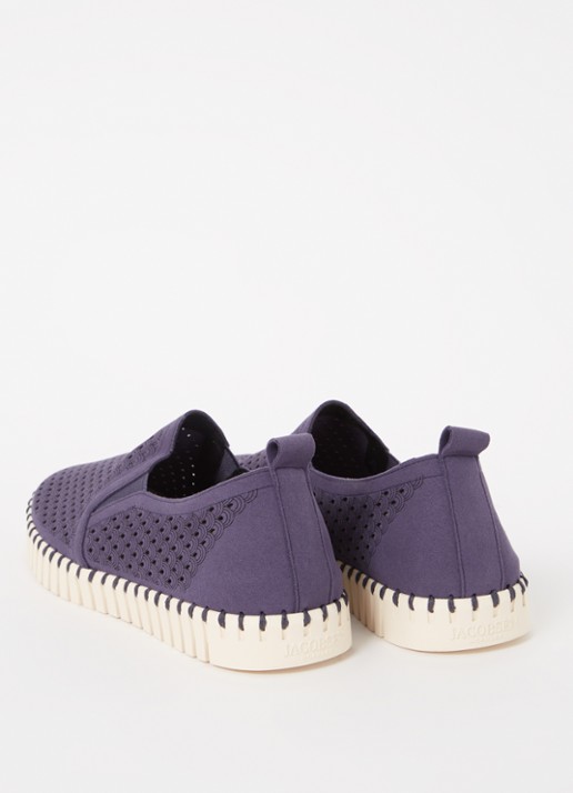 Ilse Jacobsen Tulip slip-on met cut-out detail - achterkant 5 royalblauw