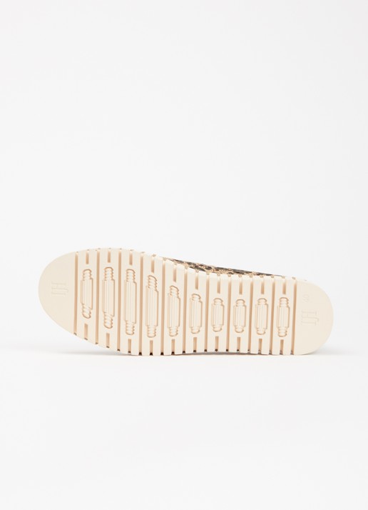 Ilse Jacobsen Tulip slip-on met panterprint - detail 5 beige