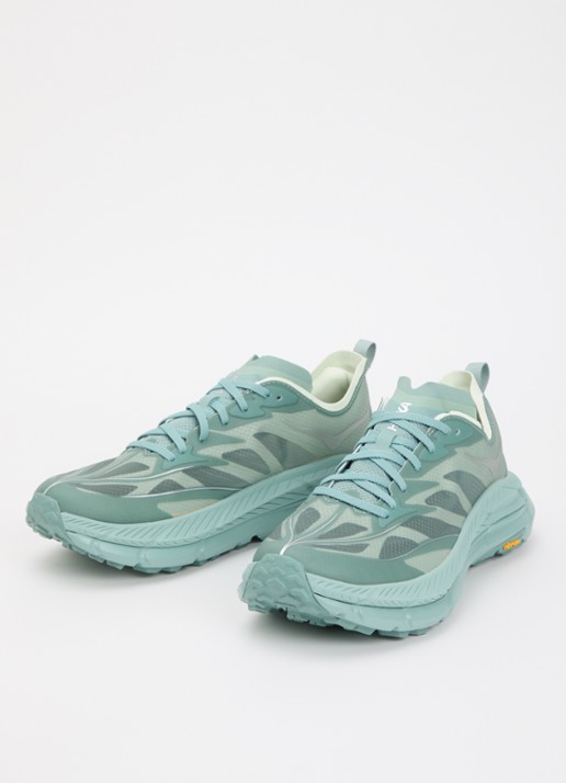 HOKA Heren Mafate Speed 4 Lite sneaker met details van mesh in de kleur Lindegroen, maat: 42 2/3