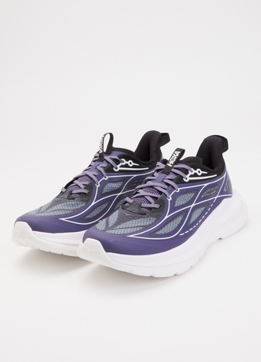 HOKA Dames Mach Remastered sneaker met details van mach in de kleur Paars, maat: 38B