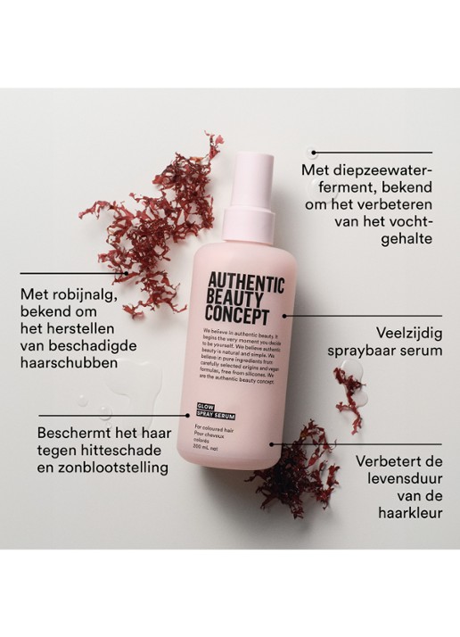 Authentic Beauty Concept Glow Hair Spray Serum - haarserum 200ml Verzorging - Deal