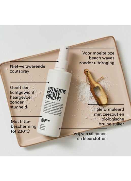 Authentic Beauty Concept Nymph Salt Spray - haarspray 250ml Verzorging - Deal