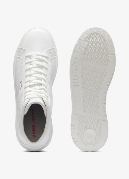 HUGO Heren Sneaker met logo in de kleur Wit