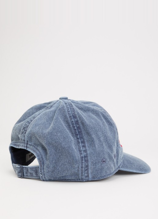 Bellerose Dames Damon pet met logoborduring in de kleur Blauw