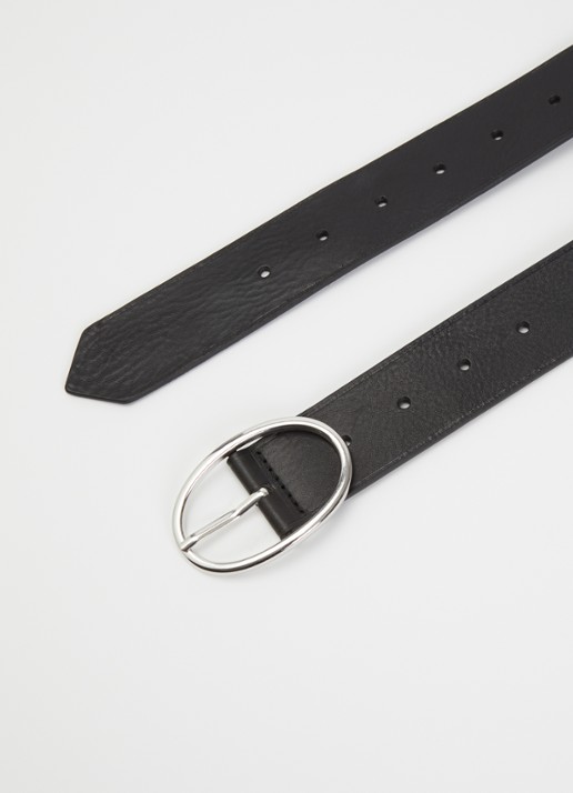 Bellerose Dames Sanel riem van leer in de kleur Zwart