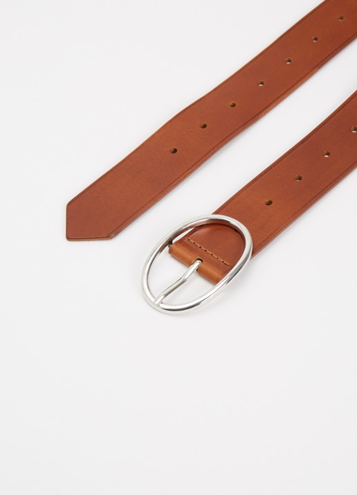 Bellerose Dames Sanel riem van leer in de kleur Cognac