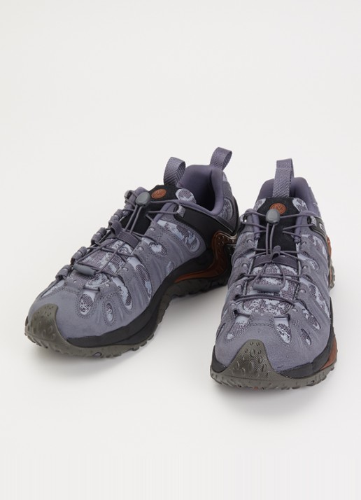 Merrell Heren Cham Redux RMT 1TRL sneaker met suède details in de kleur Blauwgrijs, maat: 42