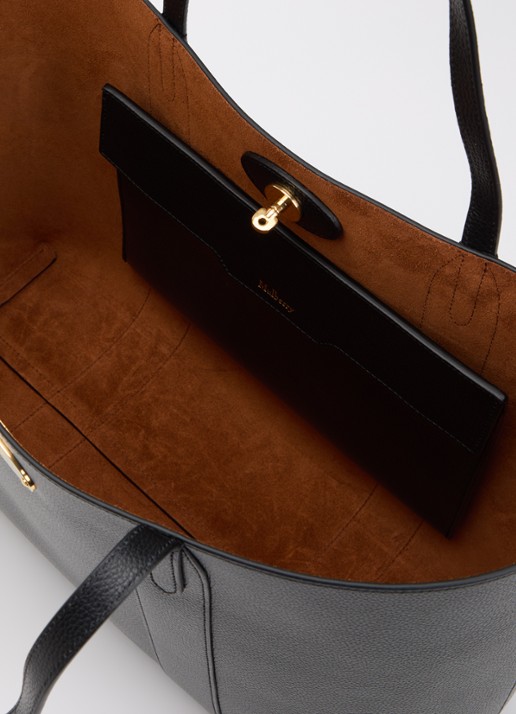 Mulberry Dames Bayswater Small shopper van leer in de kleur Zwart, maat: No Size