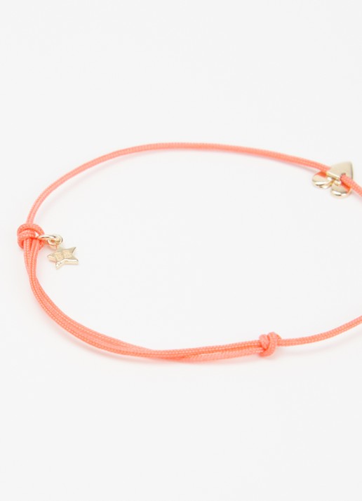 Bibi Camille Meisjes Armband met bedel in de kleur Lichtroze, maat: OS