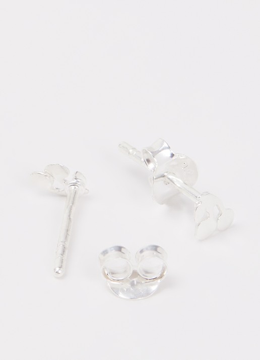 Bibi Camille Meisjes Oorknopjes van zilver in de kleur Zilver, maat: OS