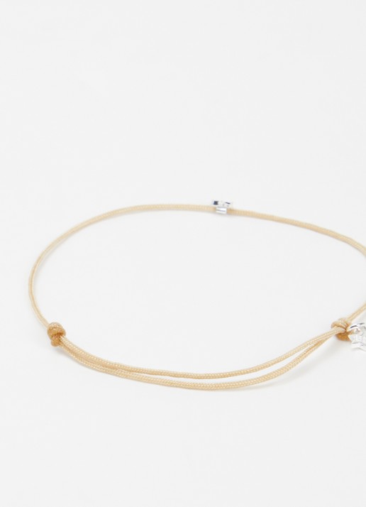 Bibi Camille Meisjes Armband met bedel in de kleur Beige, maat: OS