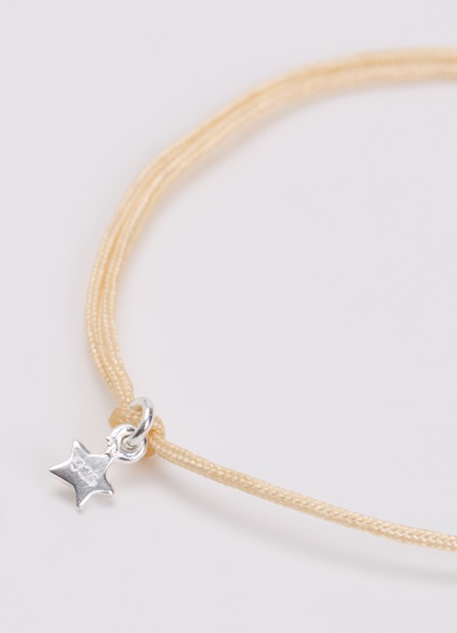 Bibi Camille Meisjes Mini Heart S armband met bedel in de kleur Rood, maat: OS