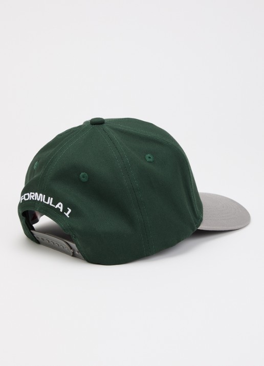 F1 Heren Pet met logoborduring in de kleur Groen, maat: OS